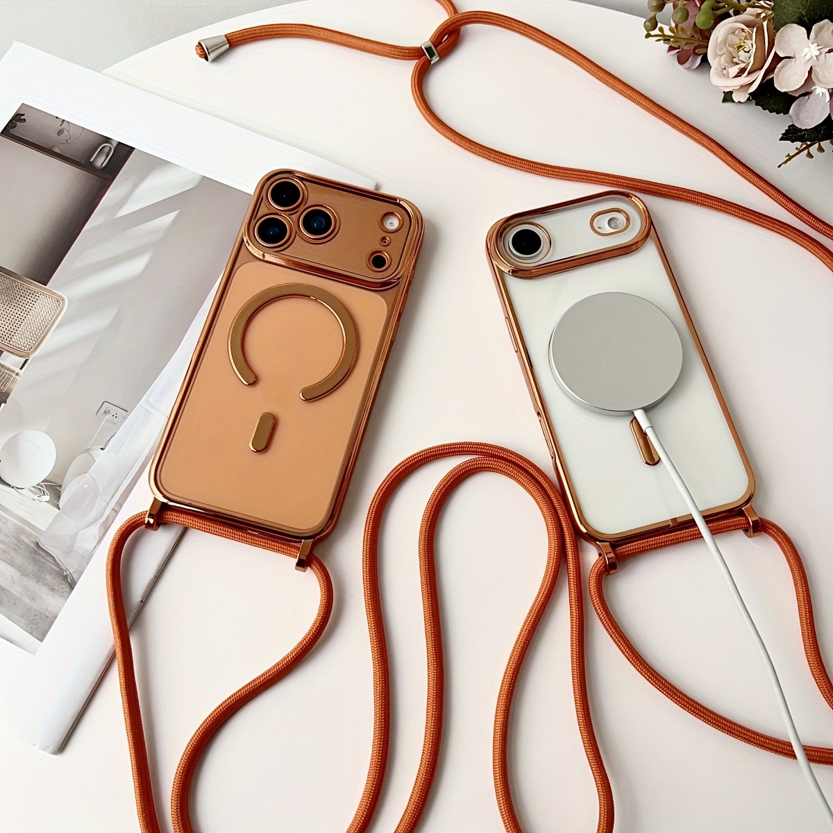Lanyard Phone Strap - Luxe Ketting Koord Touw Lanyard Plating