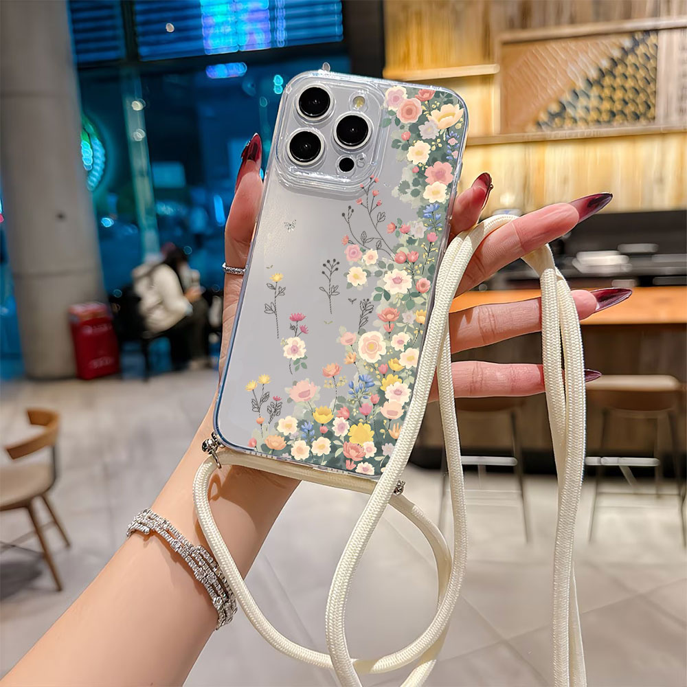Lanyard Phone Strap - Crossbody lanyard telefoonhoesje voor iPhone 17