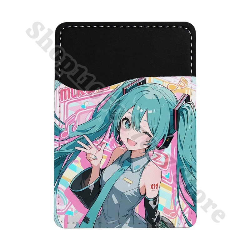 Phone Accessories Crochet - Creatieve telefoondecoratie-accessoires Ultradunne portemonnee Hatsunes Miku