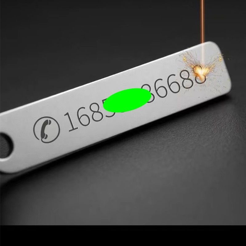 Phone Accessories And Names - Anti-verlies sleutelhanger met naam en telefoonnummer