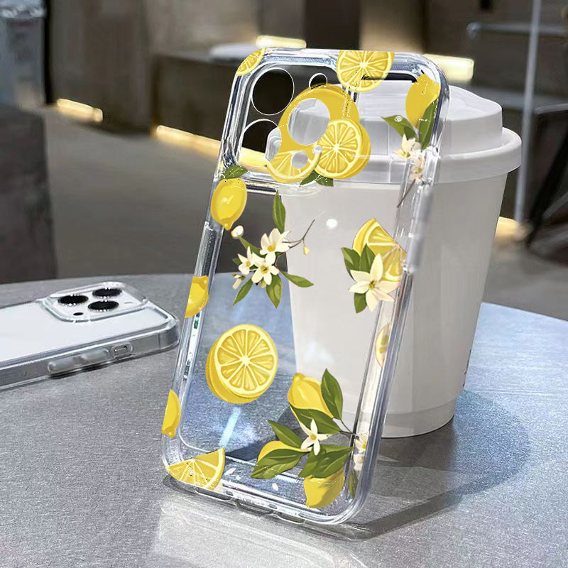 Phone Accessories Samsung - Zomer Fruit Citroen Bloem Clear Telefoon