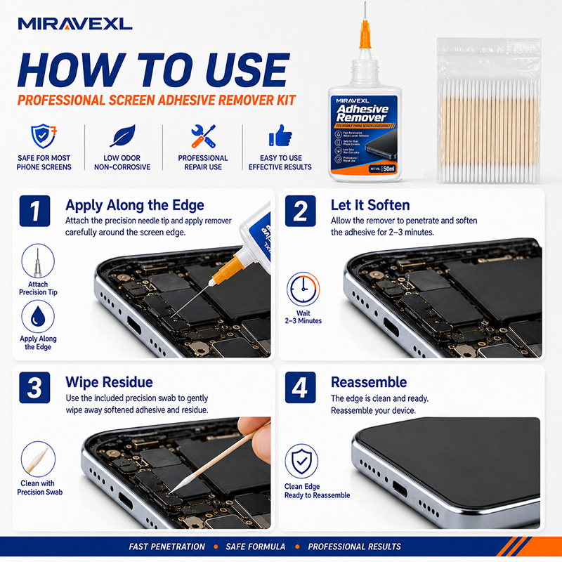 Verwijdering van thermische sc - Phone Repair Kit recensie en prijs