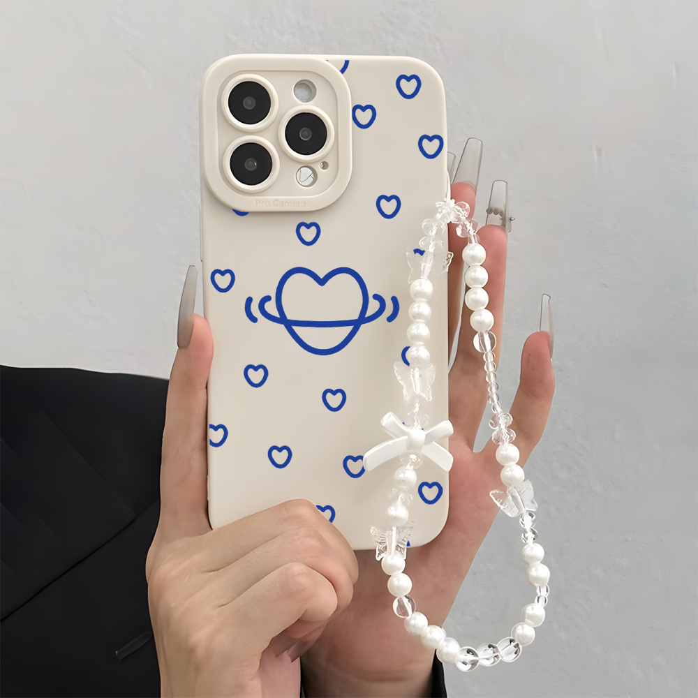 Blauwe Hart Telefoonhoesjes vo - Lanyard Phone Strap recensie en prijs