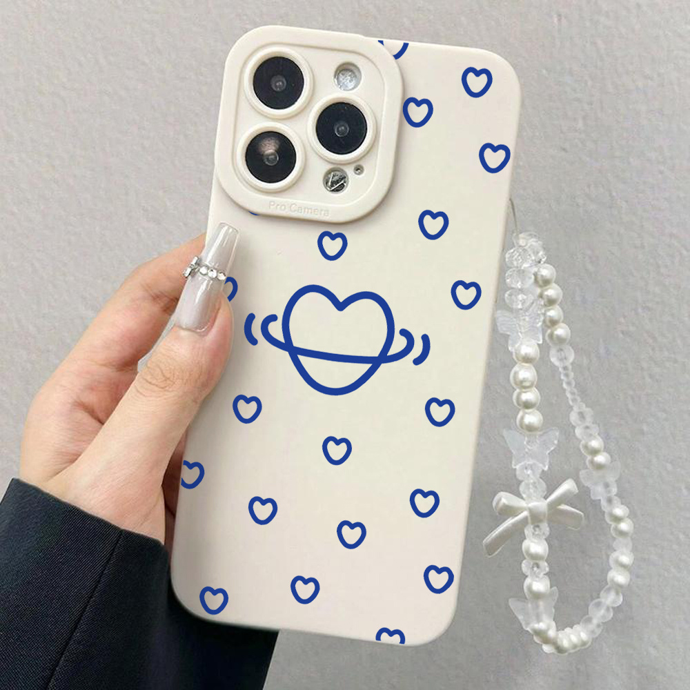 Blauwe Hart Telefoonhoesjes vo - Lanyard Phone Strap recensie en prijs