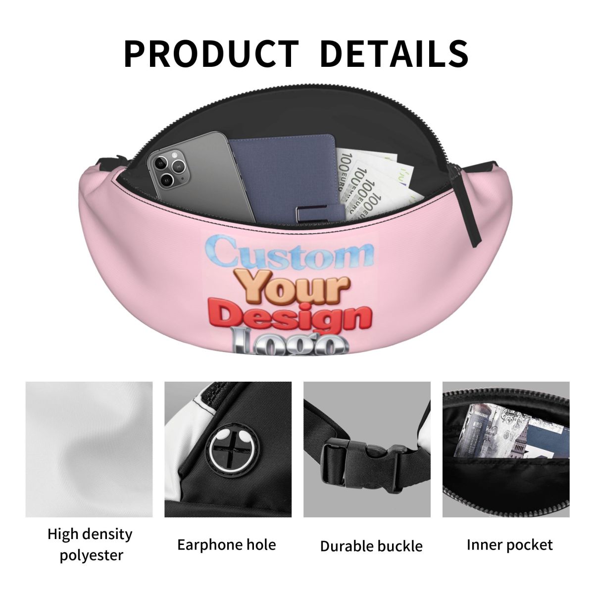 Aangepaste ontwerplogo heuptas - Phone Accessories Logo Design recensie en prijs