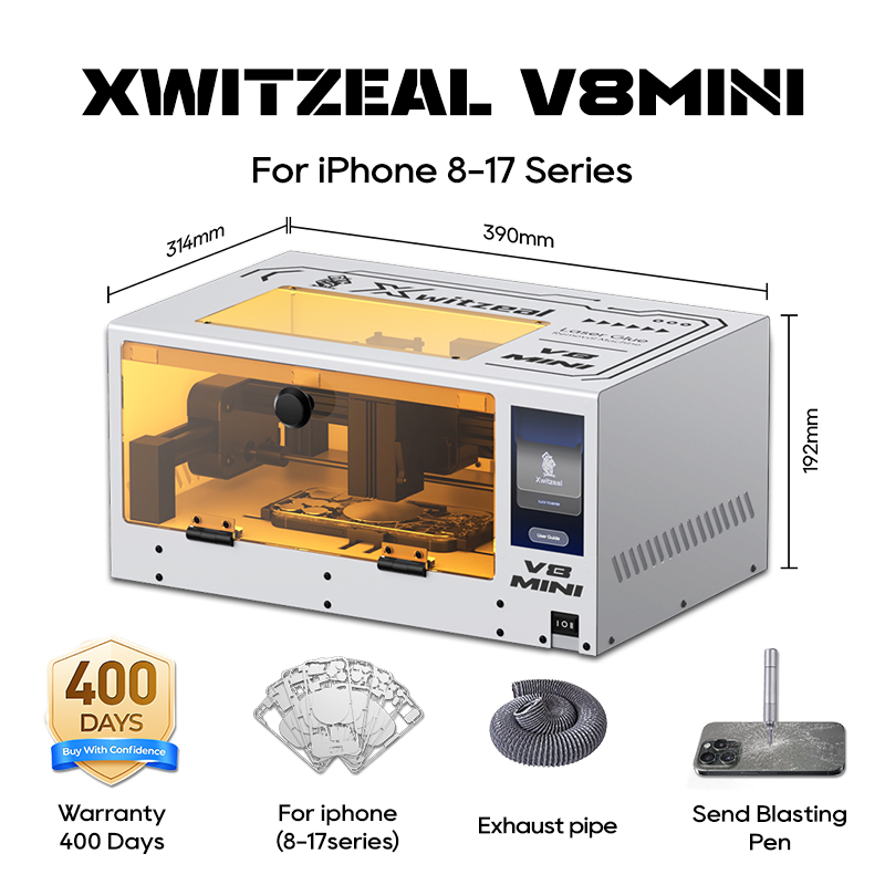 Xwitzeal ®   V8 MINI Laserlijm - Phone Repair Kit recensie en prijs