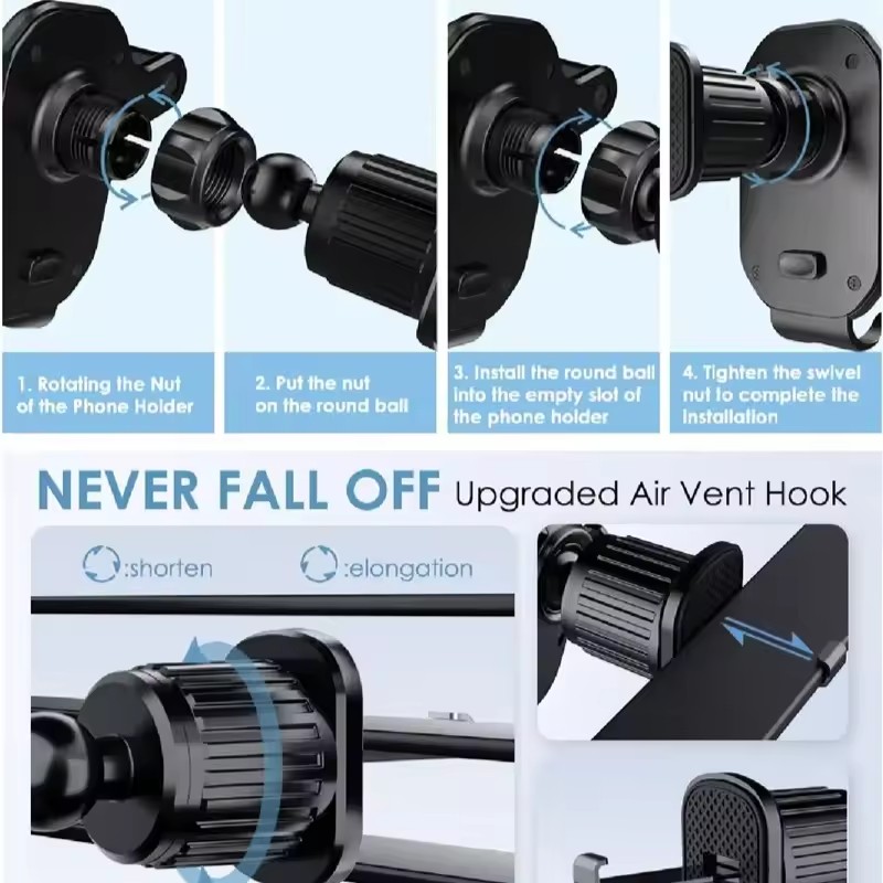Universele autohaakhouder voor - Phone Accessories Japan recensie en prijs