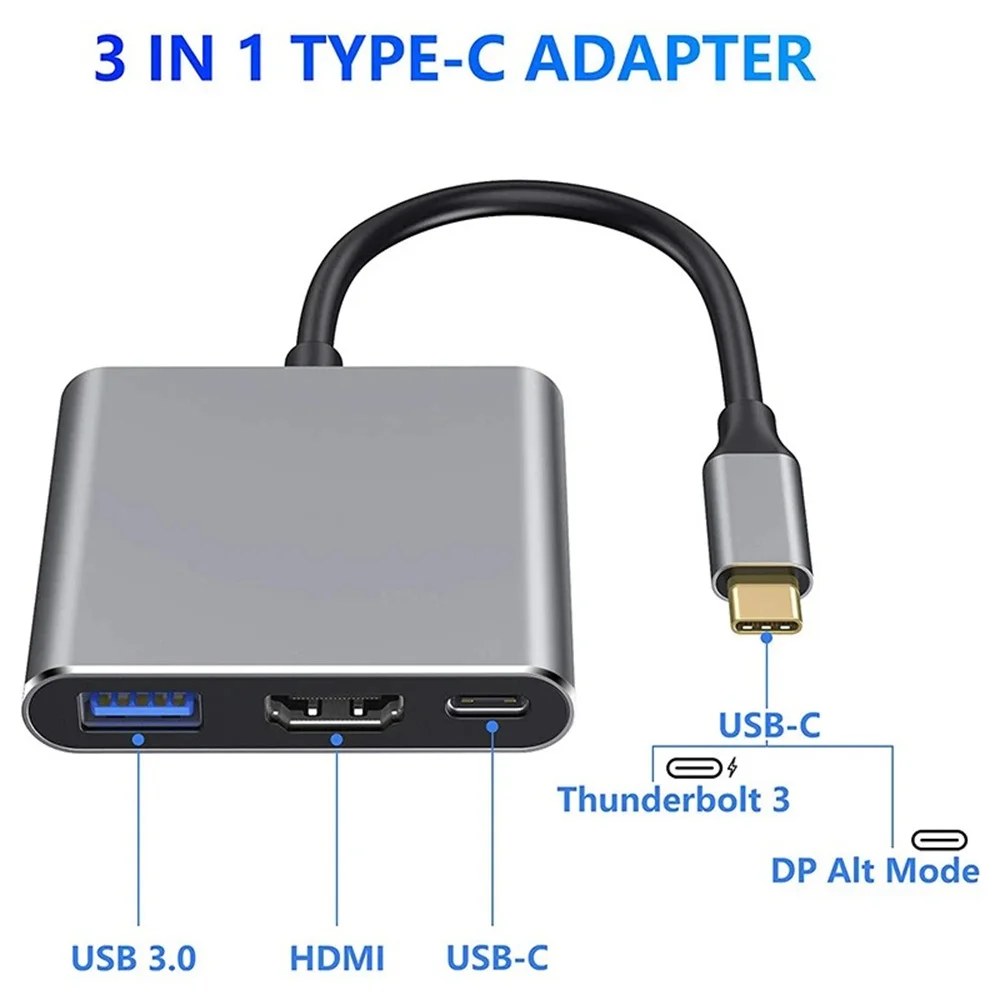 USB-C Hub 3-in-1 Multiport Ada - Hdmi Phone Adapter recensie en prijs