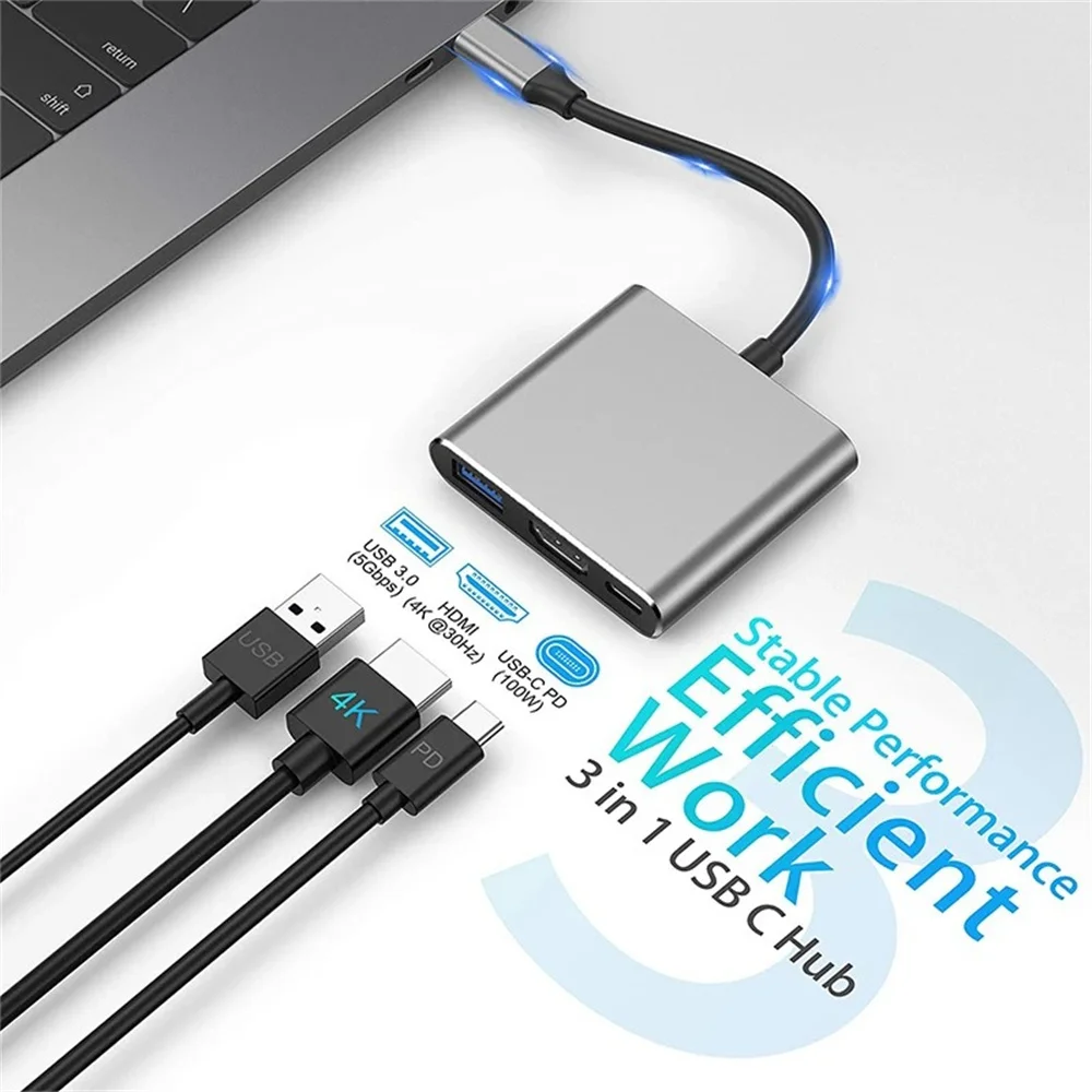 USB-C Hub 3-in-1 Multiport Ada - Hdmi Phone Adapter recensie en prijs