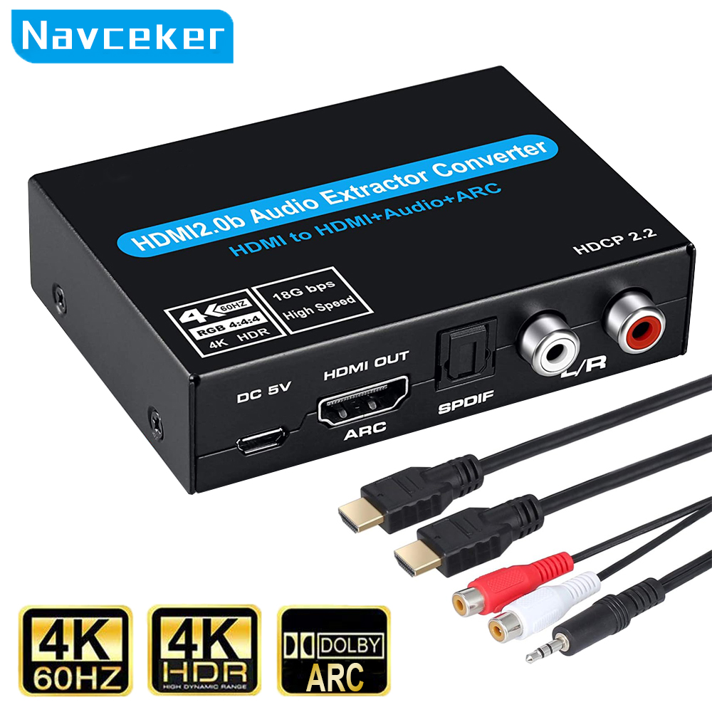 Navceker HDMI Audio Extractor  - Hdmi Phone Adapter recensie en prijs