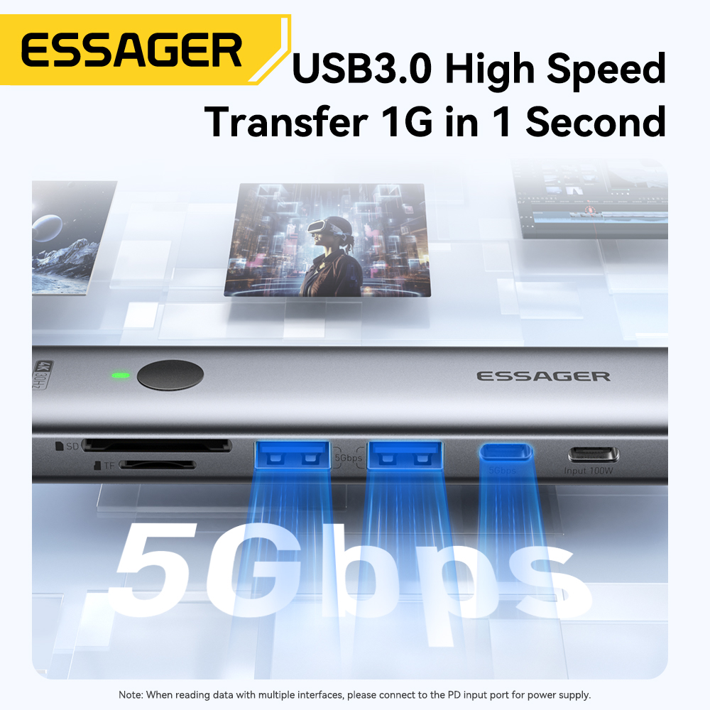 Essager USB C HUB 4K 7-in-1 Ty - Hdmi Phone Adapter recensie en prijs