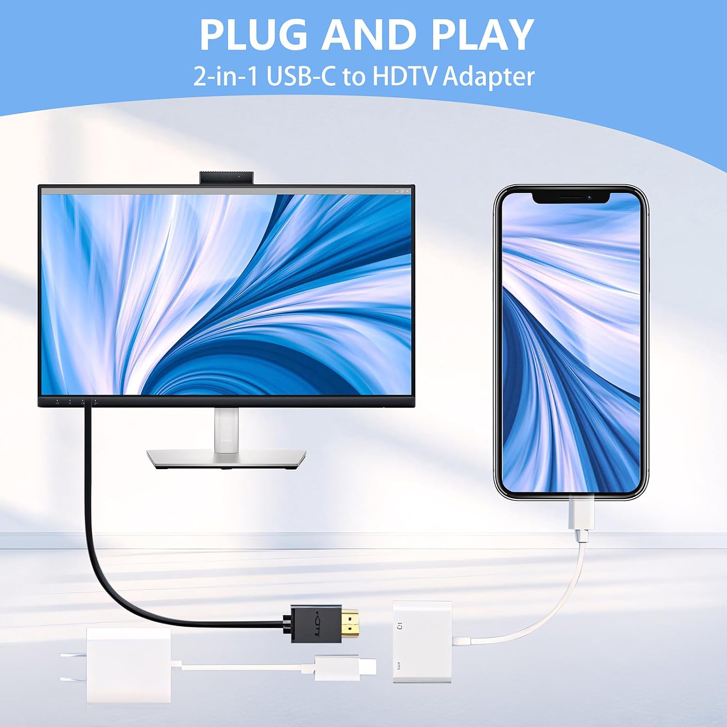 USB-C naar HDMI, geschikt voor - Hdmi Phone Adapter recensie en prijs